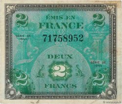 2 Francs DRAPEAU FRANCIA  1944 VF.16.01 MB