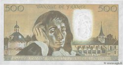 500 Francs PASCAL FRANCE  1989 F.71.41 XF+