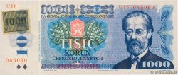 1000 Korun REPúBLICA CHECA  1993 P.03a FDC