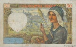 50 Francs JACQUES CŒUR FRANKREICH  1941 F.19.07 fS