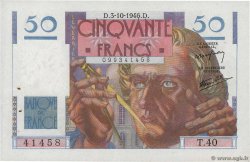 50 Francs LE VERRIER FRANCIA  1946 F.20.06