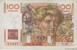 100 Francs JEUNE PAYSAN FRANKREICH  1945 F.28.01