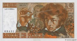 10 Francs BERLIOZ FRANCE  1976 F.63.16 AU+