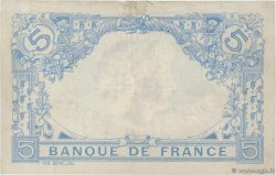 5 Francs BLEU FRANCE  1915 F.02.26 VF-