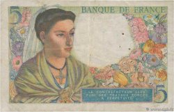 5 Francs BERGER FRANKREICH  1943 F.05.04 S