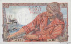 20 Francs PÊCHEUR FRANCE  1945 F.13.10 AU