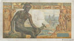 1000 Francs DÉESSE DÉMÉTER FRANKREICH  1943 F.40.15 S