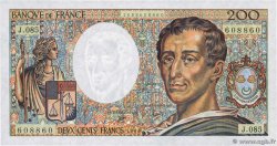 200 Francs MONTESQUIEU FRANKREICH  1990 F.70.10a fST