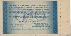 5F sur 50 Centimes BON DE SOLIDARITÉ FRANCE regionalism and miscellaneous  1941 KL.04A1 UNC