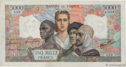 5000 Francs EMPIRE FRANÇAIS FRANCIA  1945 F.47.44 BB