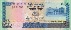 50 Rupees MAURITIUS  1986 P.37a EBC