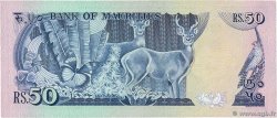 50 Rupees MAURITIUS  1986 P.37a VZ