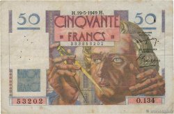 50 Francs LE VERRIER FRANKREICH  1949 F.20.12 S