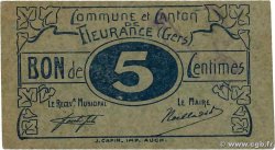 5 Centimes FRANCE regionalismo e varie Fleurance 1914 JP.32-040 SPL