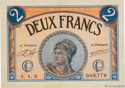 2 Francs FRANCE regionalism and miscellaneous Paris 1920 JP.097.28 VF
