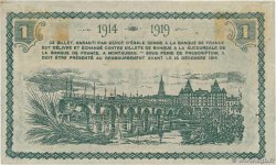 1 Franc FRANCE regionalismo e varie Montauban 1914 JP.083.06 BB