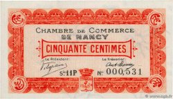 50 Centimes FRANCE regionalism and miscellaneous Nancy 1918 JP.087.20 UNC
