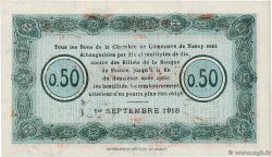 50 Centimes FRANCE regionalism and various Nancy 1918 JP.087.20 UNC