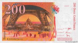 200 Francs EIFFEL FRANCE  1997 F.75.04b VF