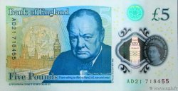 5 Pounds ANGLETERRE  2015 P.394 NEUF