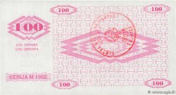 100 Dinara BOSNIE HERZÉGOVINE Fojnica 1992 P.006b SPL