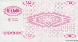 100 Dinara BOSNIA HERZEGOVINA Tesanj 1992 P.006d UNC-