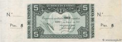 5 Pesetas ESPAGNE Bilbao 1937 PS.561a