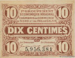 10 Centimes FRANCE Regionalismus und verschiedenen Nord et Pas-De-Calais 1918 JP.094.02