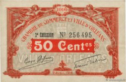 50 Centimes FRANCE Regionalismus und verschiedenen Orléans 1916 JP.095.08