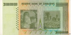 20 Billions Dollars ZIMBABWE  2008 P.86 q.FDC