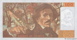 100 Francs DELACROIX imprimé en continu FRANCE  1991 F.69bis.04a pr.NEUF
