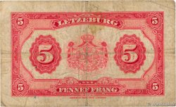 5 Francs LUXEMBURG  1944 P.43b SGE