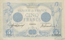 5 Francs BLEU FRANCE  1917 F.02.47