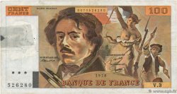 100 Francs DELACROIX FRANCE  1978 F.68.03