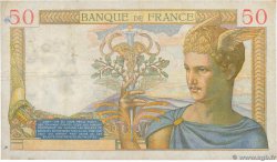 50 Francs CÉRÈS modifié FRANCE  1938 F.18.14 F