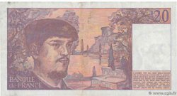 20 Francs DEBUSSY FRANCE  1987 F.66.08 F+