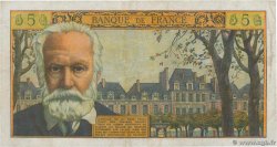 5 Nouveaux Francs VICTOR HUGO FRANCE  1961 F.56.09 VF-