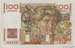 100 Francs JEUNE PAYSAN FRANCE  1953 F.28.37