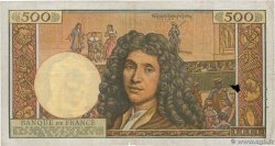 500 Nouveaux Francs MOLIÈRE FRANCE  1960 F.60.02 VG