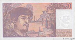 20 Francs DEBUSSY à fil de sécurité FRANCE  1991 F.66bis.02A33 UNC-