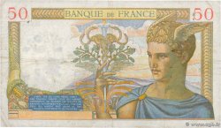 50 Francs CÉRÈS modifié FRANCE  1939 F.18.23 F