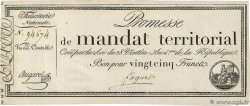 25 Francs sans série FRANCE  1796 Ass.59a