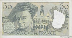 50 Francs QUENTIN DE LA TOUR FRANKREICH  1989 F.67.15 SS