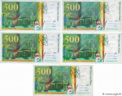 500 Francs PIERRE ET MARIE CURIE Lot FRANCIA  1994 F.76.01 BC+