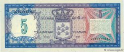 5 Gulden ANTILLES NÉERLANDAISES  1984 P.15b NEUF