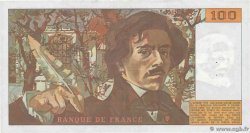 100 Francs DELACROIX modifié FRANCE  1983 F.69.07 VF
