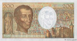 200 Francs MONTESQUIEU FRANCE  1992 F.70.12b pr.NEUF