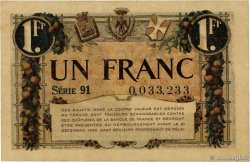 1 Franc Numéro spécial FRANCE regionalism and various Nice 1920 JP.091.11 VF