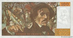 100 Francs DELACROIX modifié FRANCE  1979 F.69.02c SUP