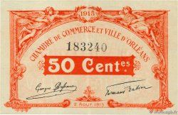 50 Centimes FRANCE Regionalismus und verschiedenen Orléans 1915 JP.095.04